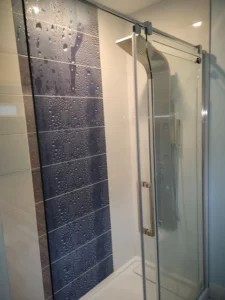 Shower in Additional Dwelling Unit for Raakss Reno